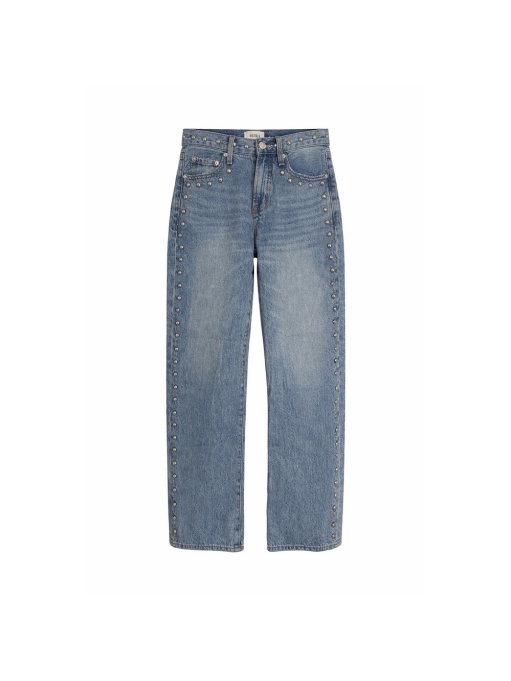 Pistola  Lexi Blue Stud Straight Leg Jeans